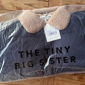 Tiny Big Sister Navy Puffer Jacket NWT